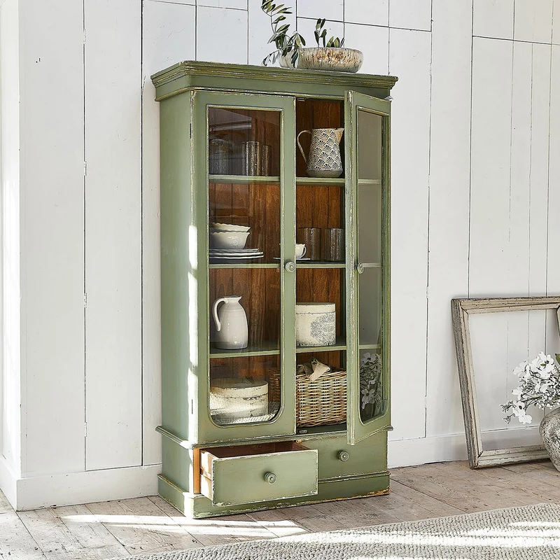 Vitrine vaisselier LOBERON Cassanet Vert