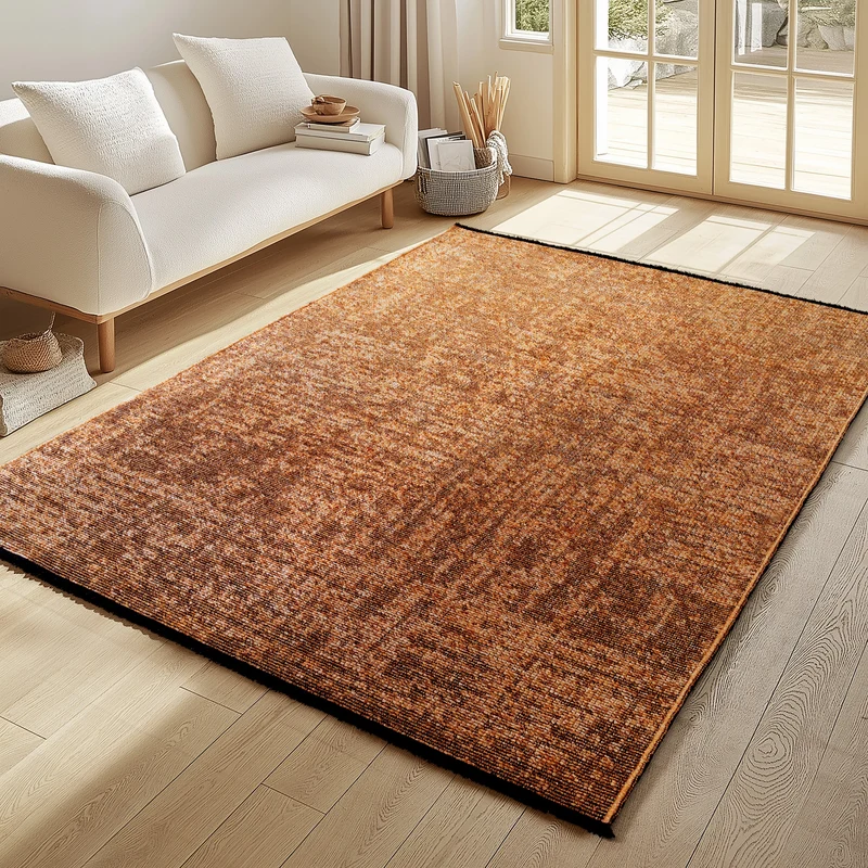 MIRA : Tapis de Salon Brun Chic – Confort et Style Contemporain - MIR1900BRU