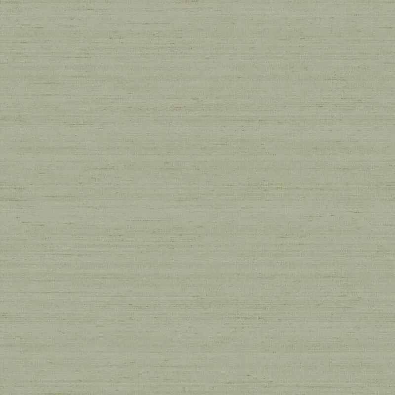 Papier peint effet tapisserie verte tendre Hautes herbes (Collection Empreinte)