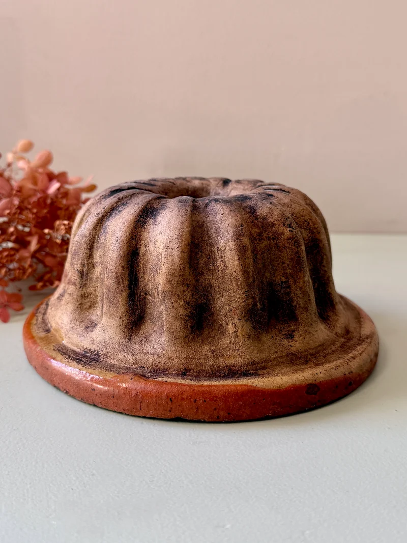 Mini moule à Kougelhopf en terre cuite