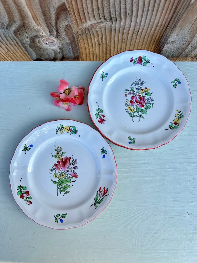 Assiettes à dessert Luneville - lot de 2