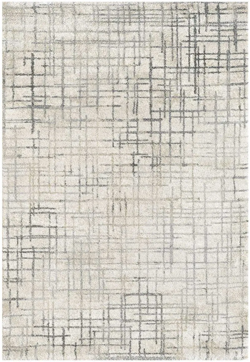 Tapis Gris Clair style Ethnique ODAMA
