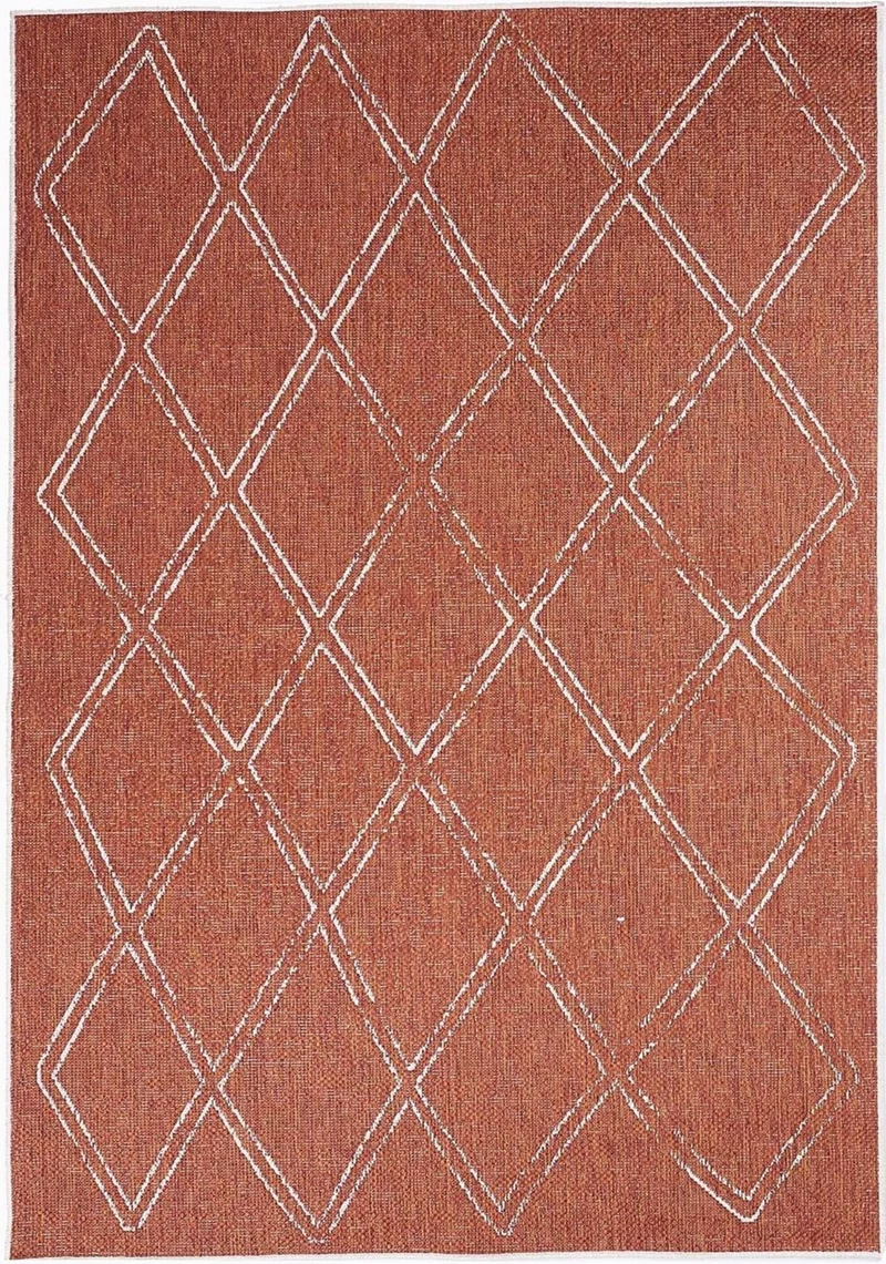 Tapis Extérieur réversible Rouge Berbère DOUBLO