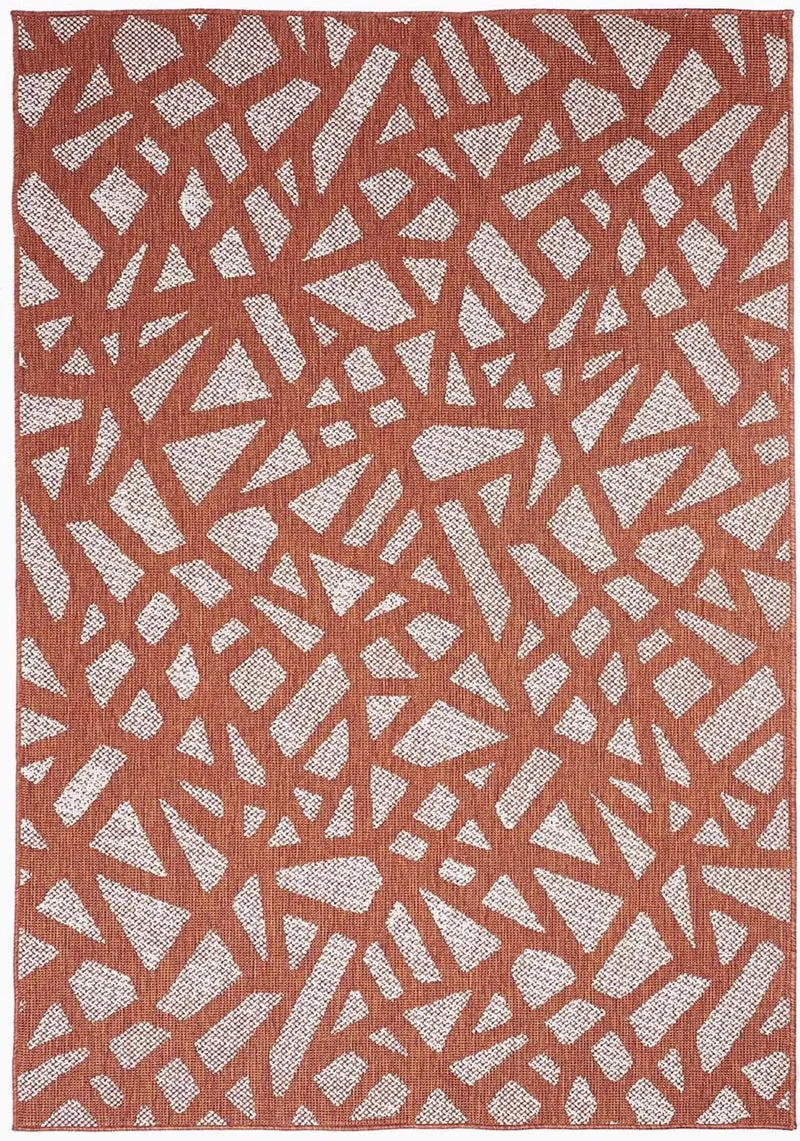 Tapis Extérieur réversible Rouge Moderne FUNCAGE