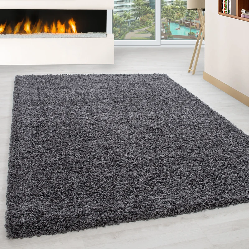 OTTAWA - Tapis Shaggy Uni - OTT1500GRI