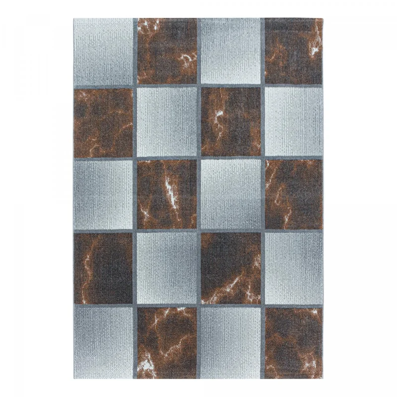 Tapis Marron en Polypropylène 3 120x170 cm – Jadorel