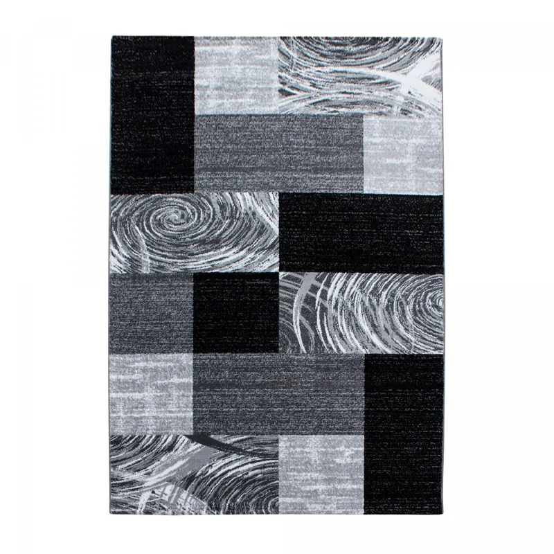 Tapis Noir en Polypropylène 4 120x170 cm – Royaume du Tapis