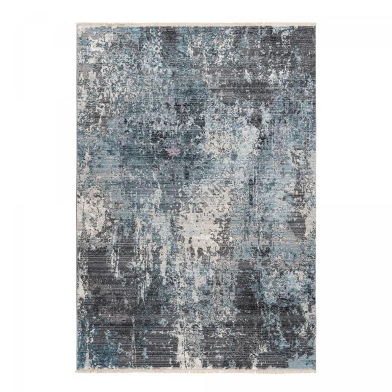 Tapis Bleu Medella en Polypropylène 120x170 cm – Jadorel