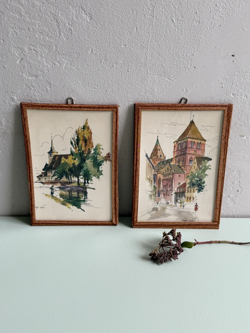 Duo paysages alsaciens