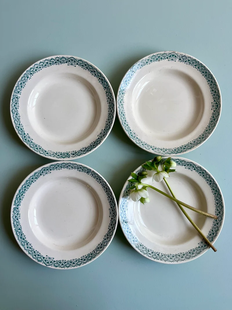 Assiettes creuses Longchamp modèle « andré » lot de 4