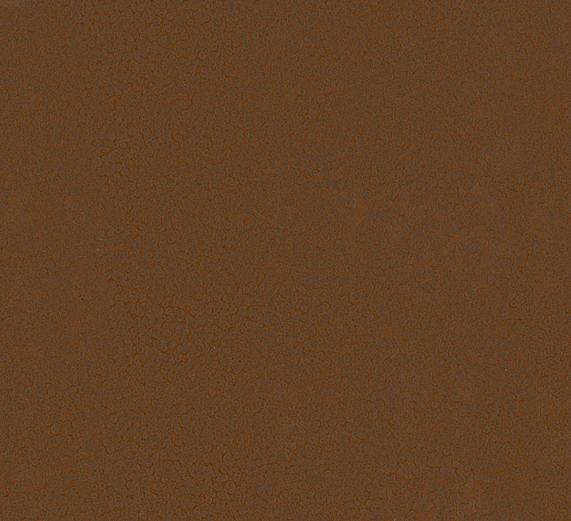 Papier peint à motif Macroscome rouille (Collection Empreinte)
