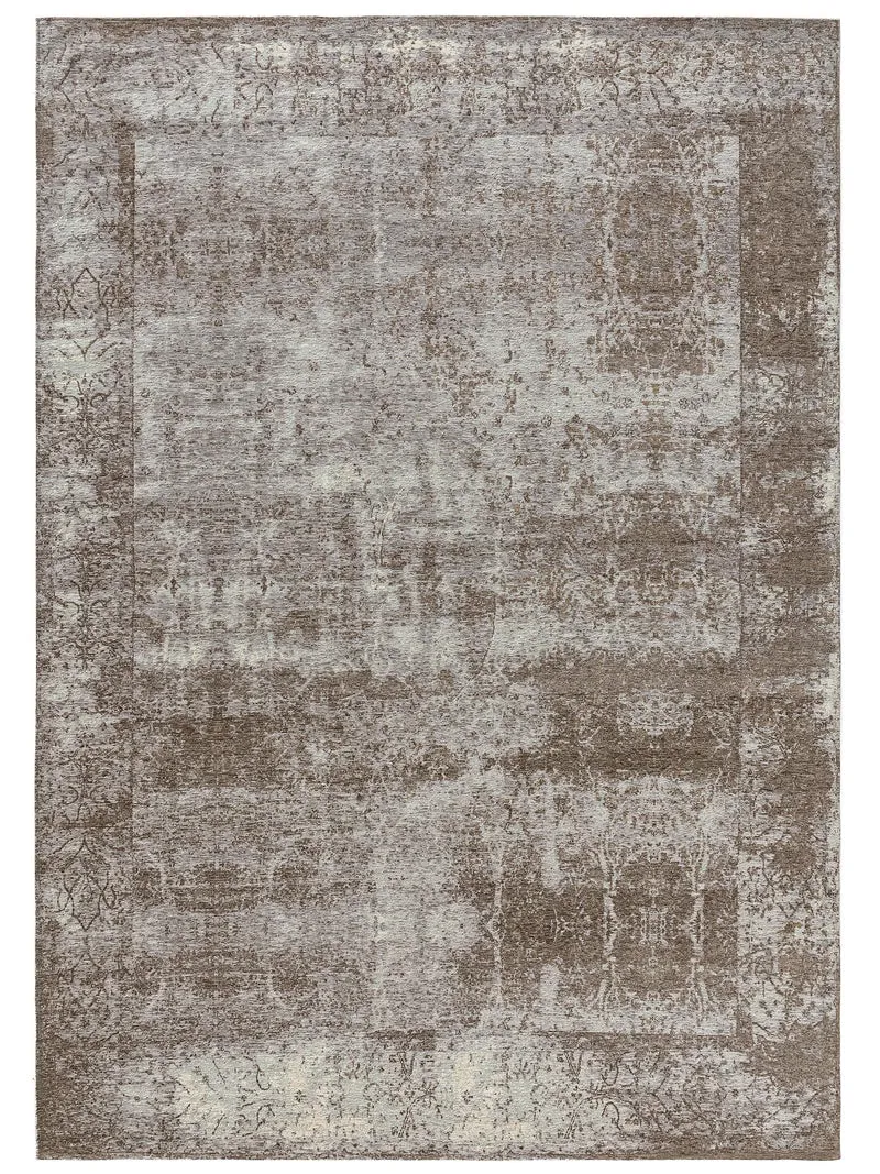 Tapis oriental vintage gris 80x165 cm
