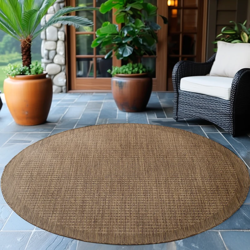 IBIZA - Tapis d’extérieur moderne rond - IBI1410MAR