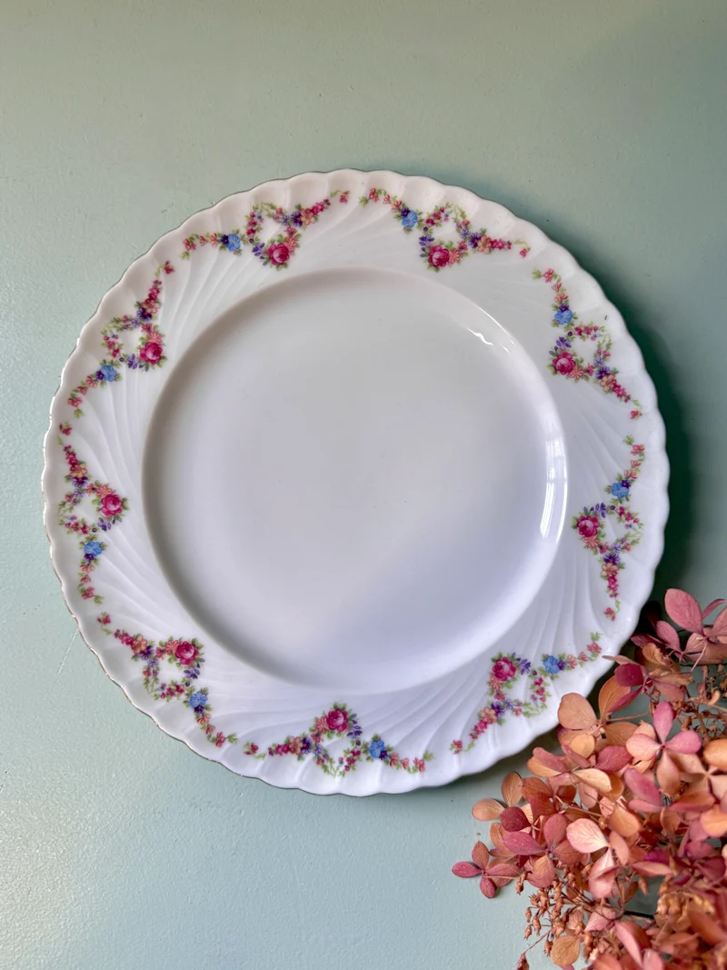 Assiette florale de Royal Tettau - Assiette Anglaise