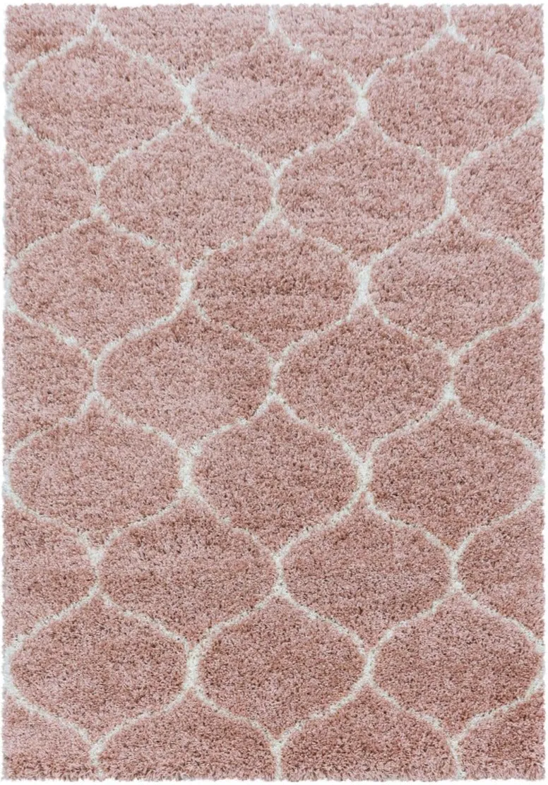 Tapis Shaggy Rose Sa en Polypropylène 80x150 cm – Jadorel