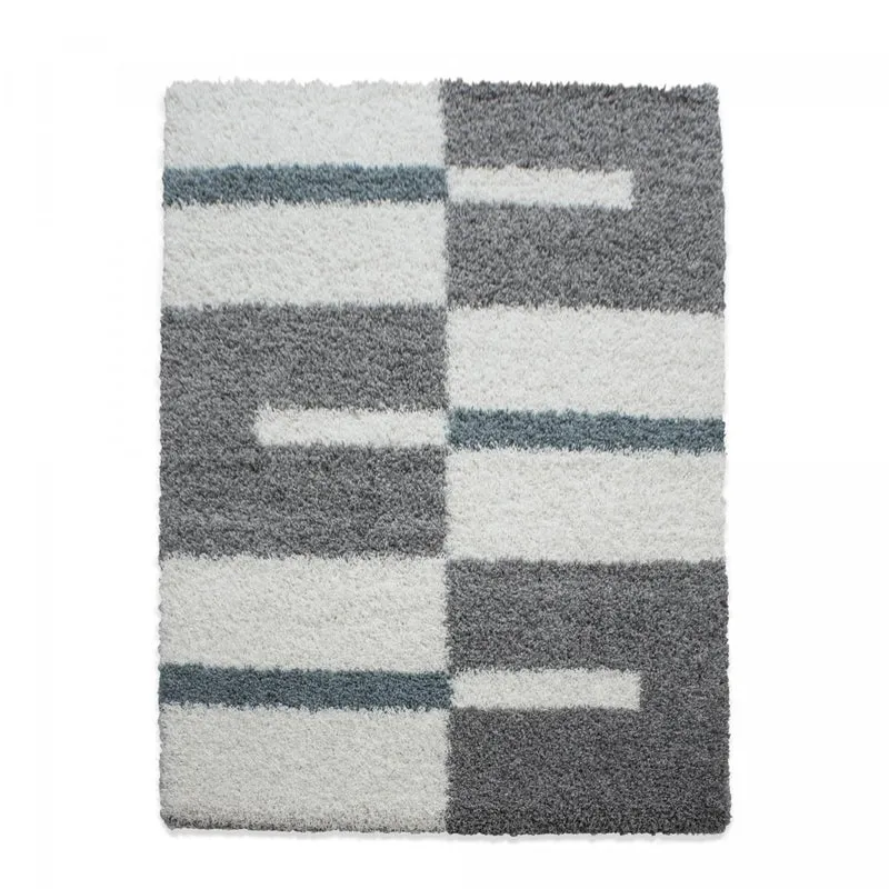 Tapis Shaggy Bleu Ga en Polypropylène 100x200 cm – Jadorel