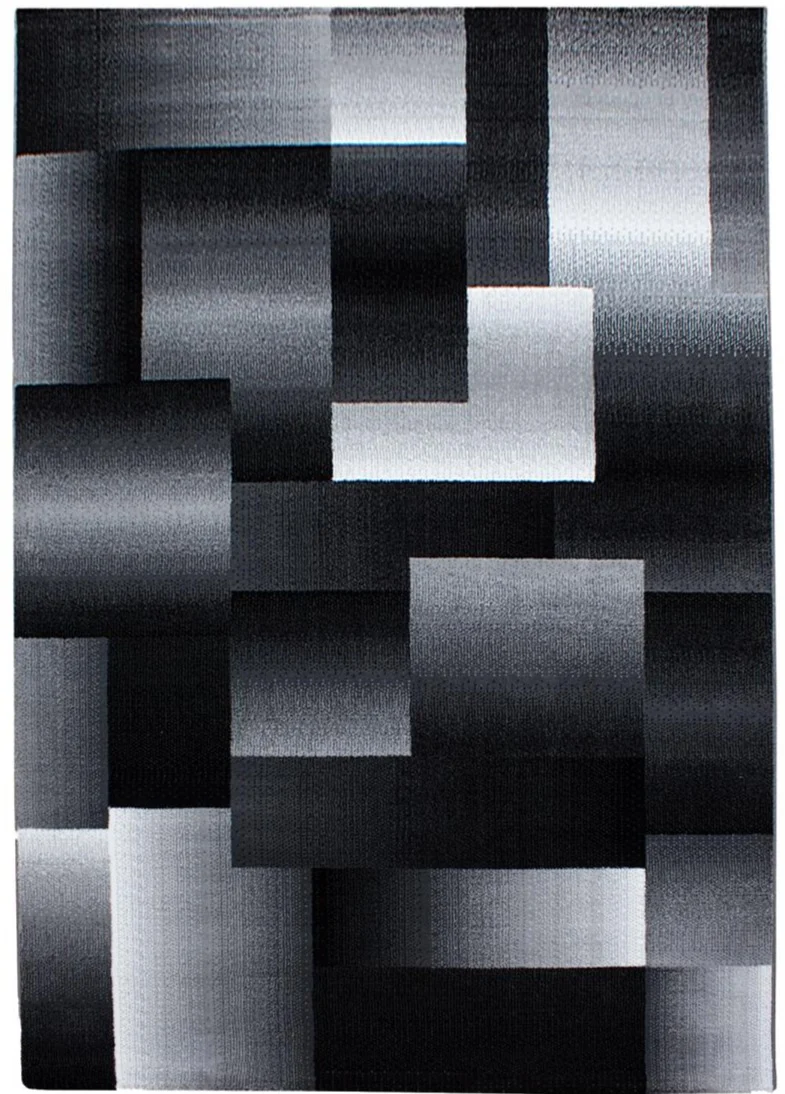 Tapis Noir en Polypropylène 2 80x150 cm – Jadorel
