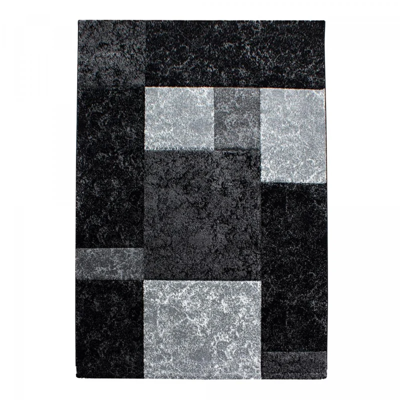 Tapis Noir en Polypropylène 120x170 cm – Jadorel
