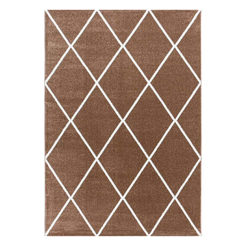 Tapis Marron en Polypropylène 5 120x170 cm – Jadorel