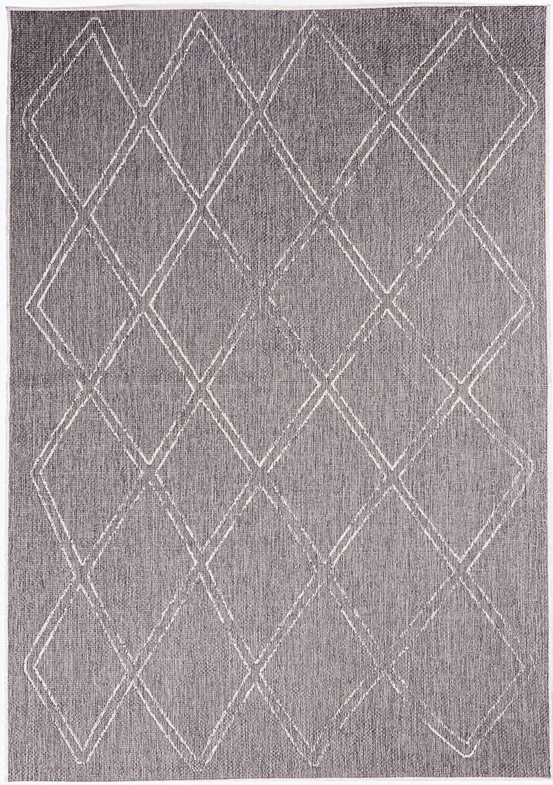 Tapis Extérieur réversible Gris Berbère DOUBLO