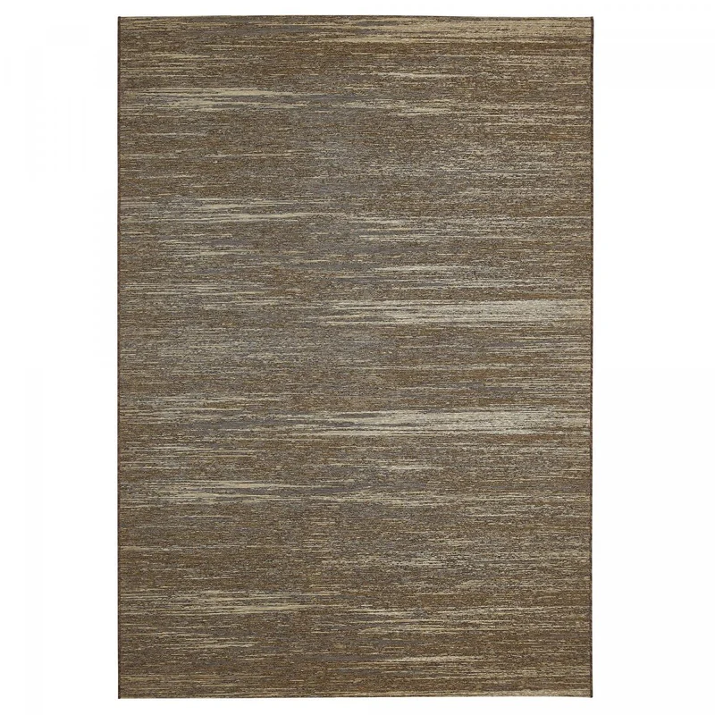Tapis Kilim Marron en Polypropylène 123x180 cm – Royaume du Tapis