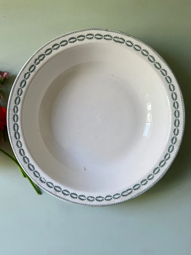Saladier/Plat Sarreguemines modèle Nobilis
