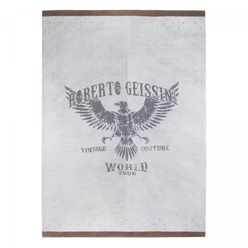 Tapis Enfant Gris en Toile de Tente 120x170 cm – Royaume du Tapis