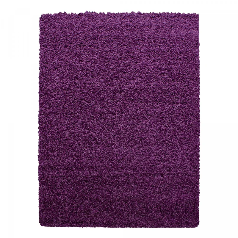 Tapis Shaggy Violet Dre en Polypropylène 120x120 cm – Jadorel