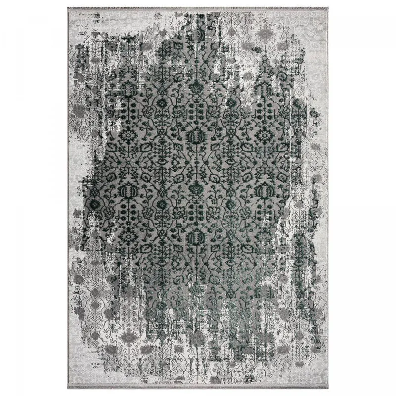 Tapis Vert Granade en Polyester 120x170 cm – Jadorel