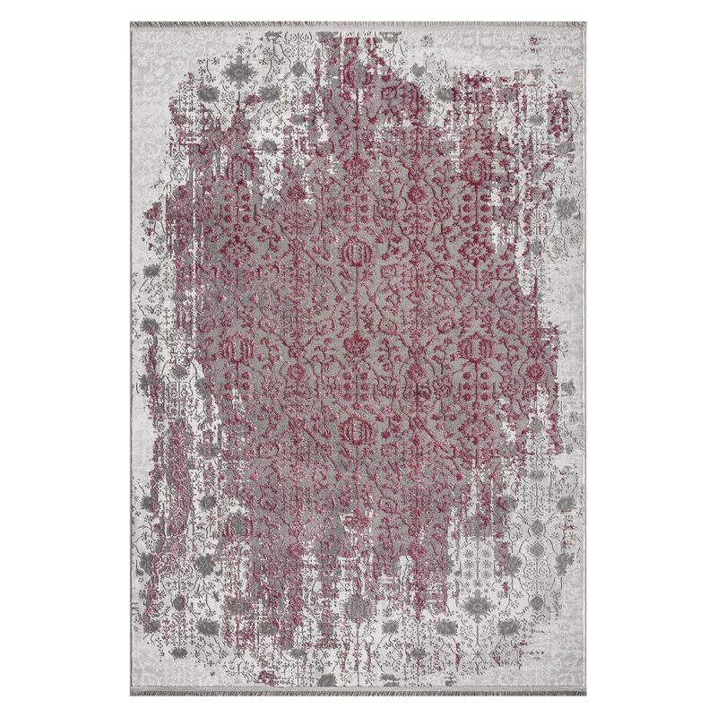 Tapis Rose Granade en Polyester 120x170 cm – Jadorel