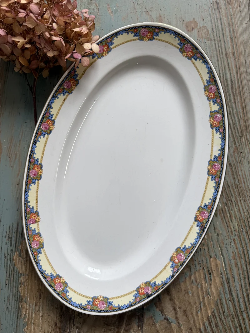 Plat ovale Sarreguemines Digoin - grand modèle