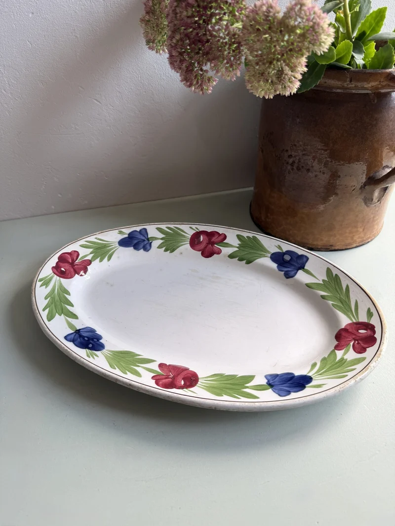 Plat ovale Sarreguemines
