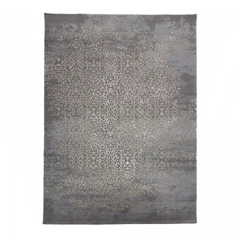 Tapis Gris Unia 1 en Polypropylène 120x170 cm – Jadorel