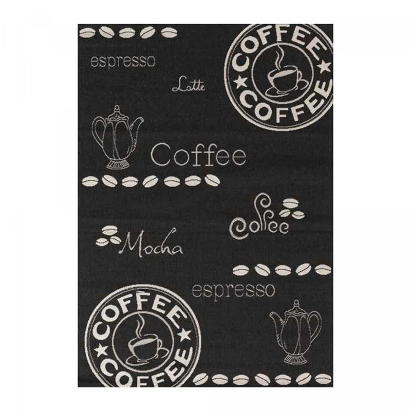 Tapis d'Extérieur Noir Flori 120x170 cm – Jadorel