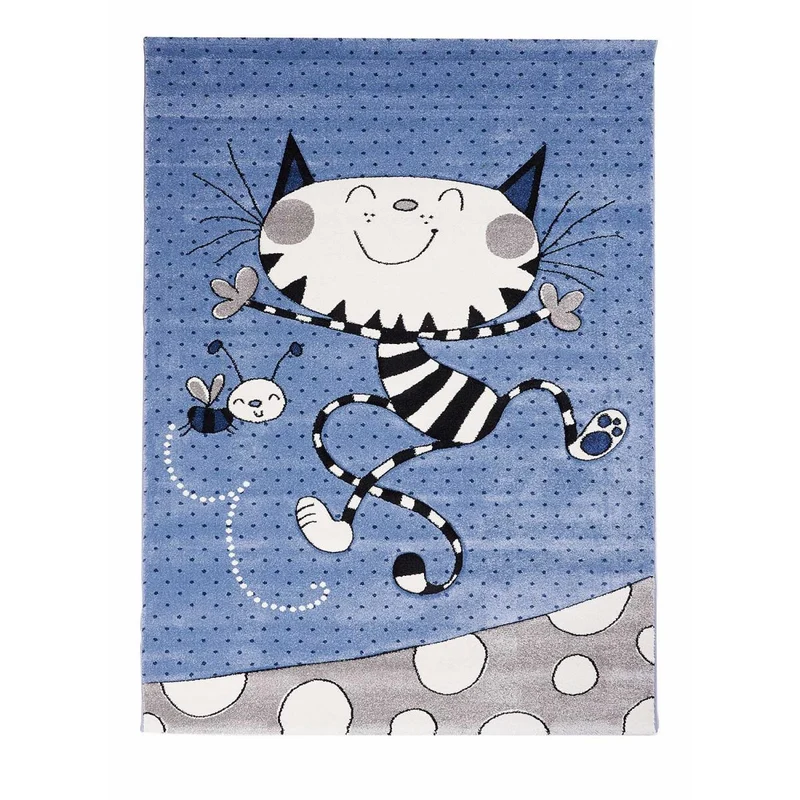 Tapis Enfant Bleu Amarita 120x170 cm – Royaume du Tapis