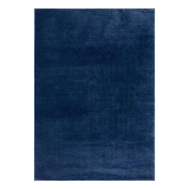 Tapis Bleu Uni Style en Polypropylène 120x170 cm – Jadorel