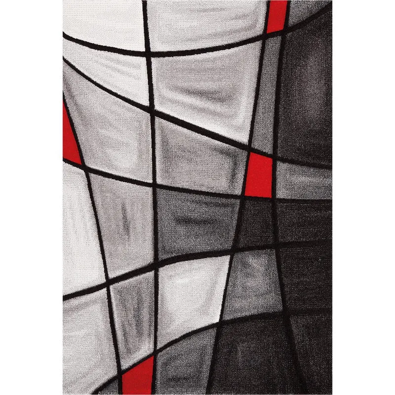 Tapis Rouge en Polypropylène 120x170 cm – Royaume du Tapis