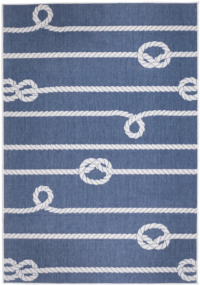 Tapis Extérieur réversible Bleu MARIN