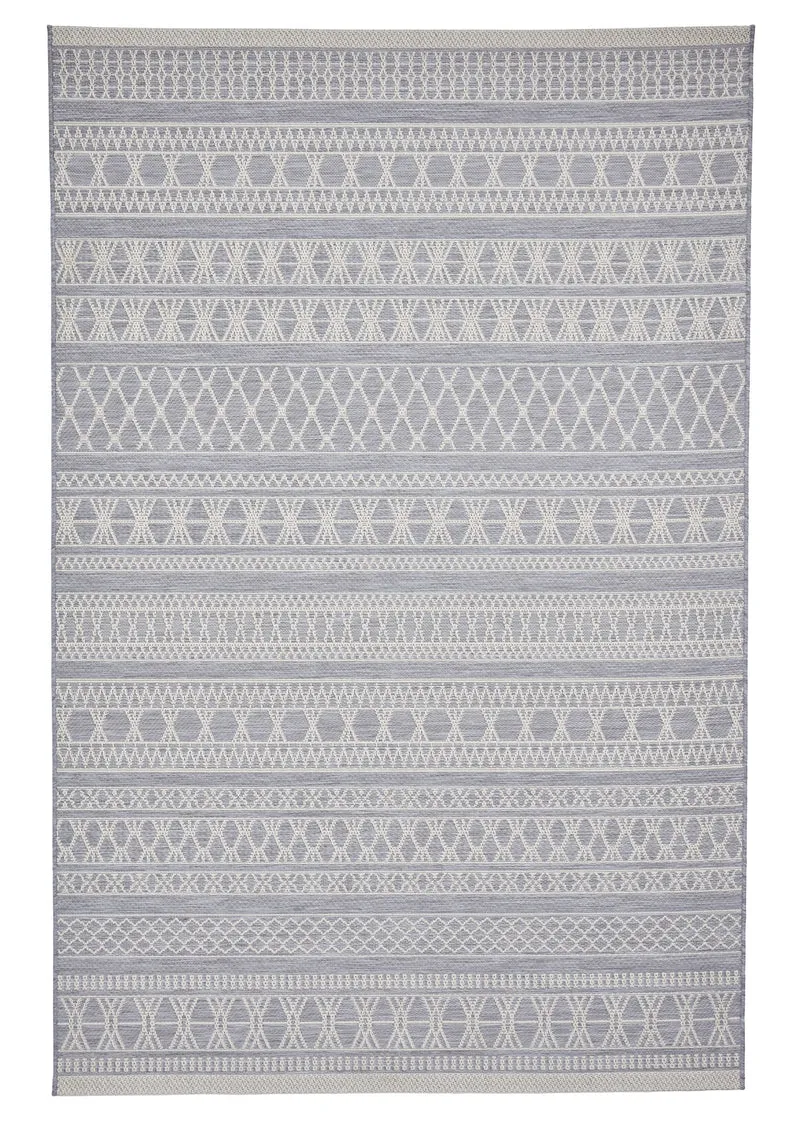 Tapis Extérieur Gris Graphique Coast 9421