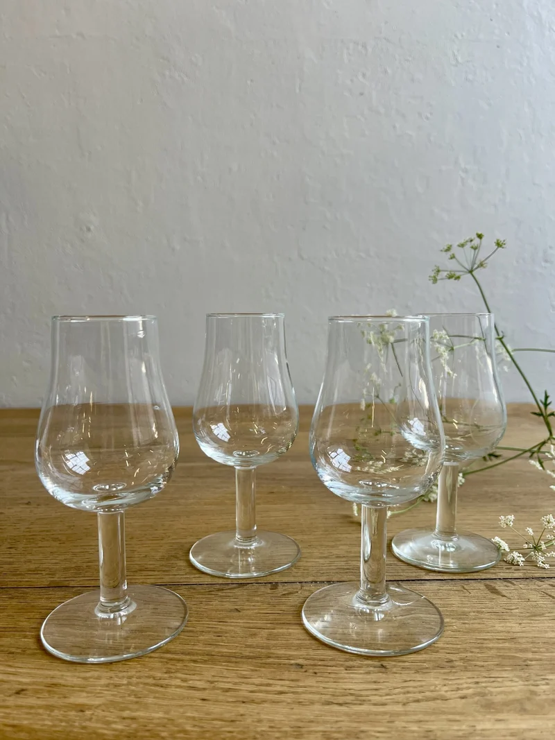 Lot de 4 verres à dégustation