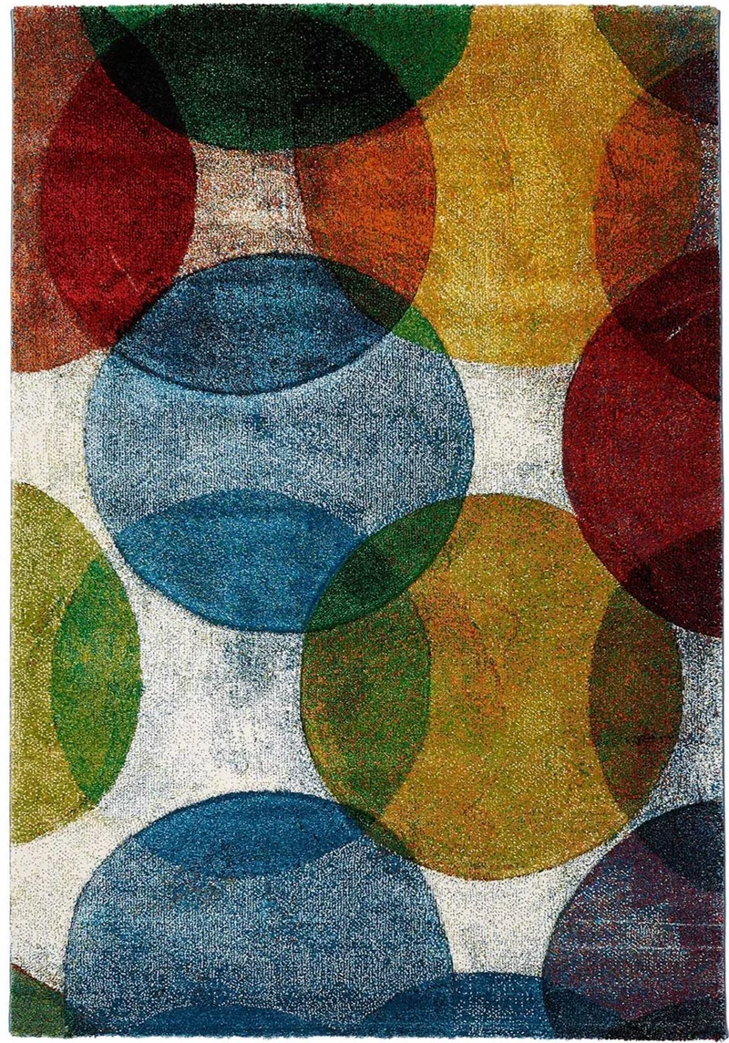 Tapis de Salon Seventies Multicolore ZINA