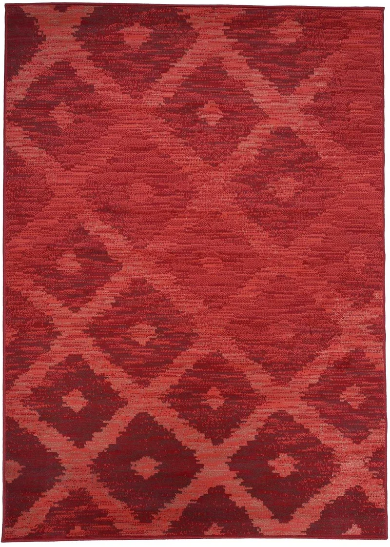Tapis de Salon Rouge type Berbère BC OULOUTA