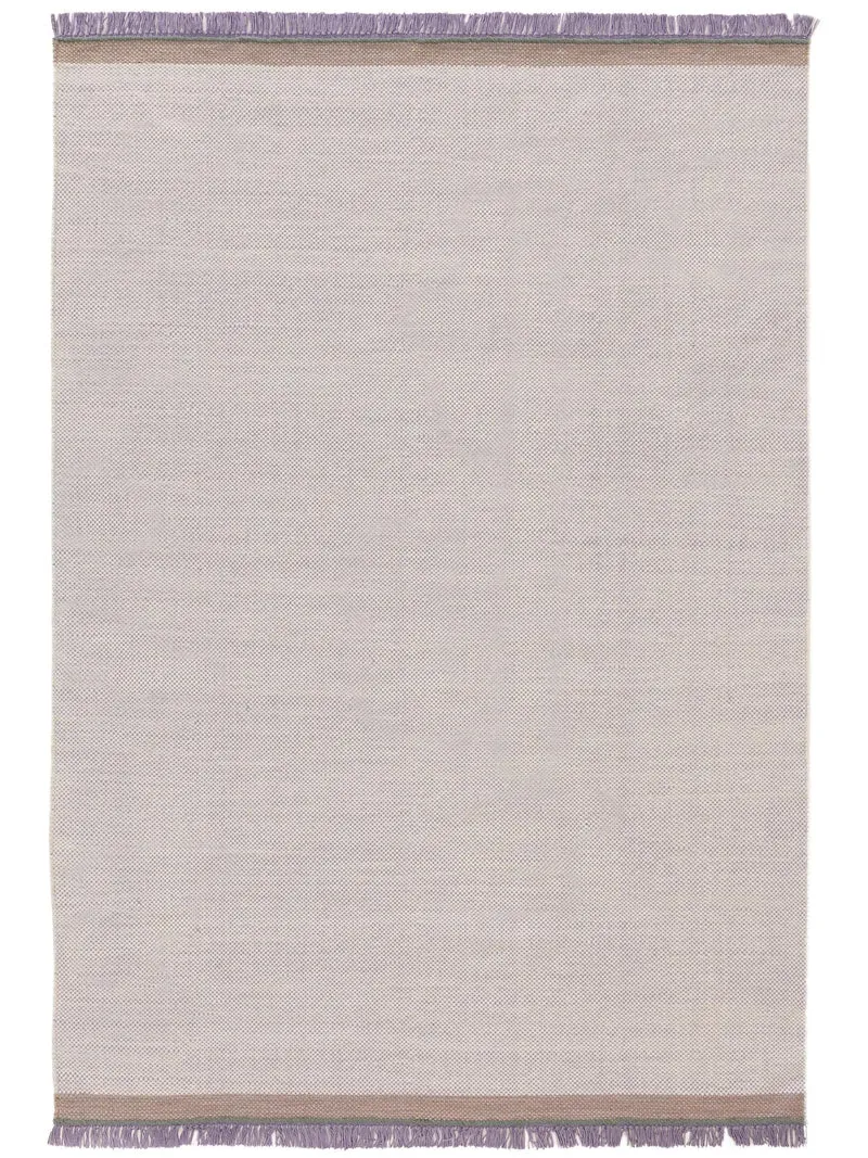 Tapis bohème inspiration scandinave violet 200x300 cm