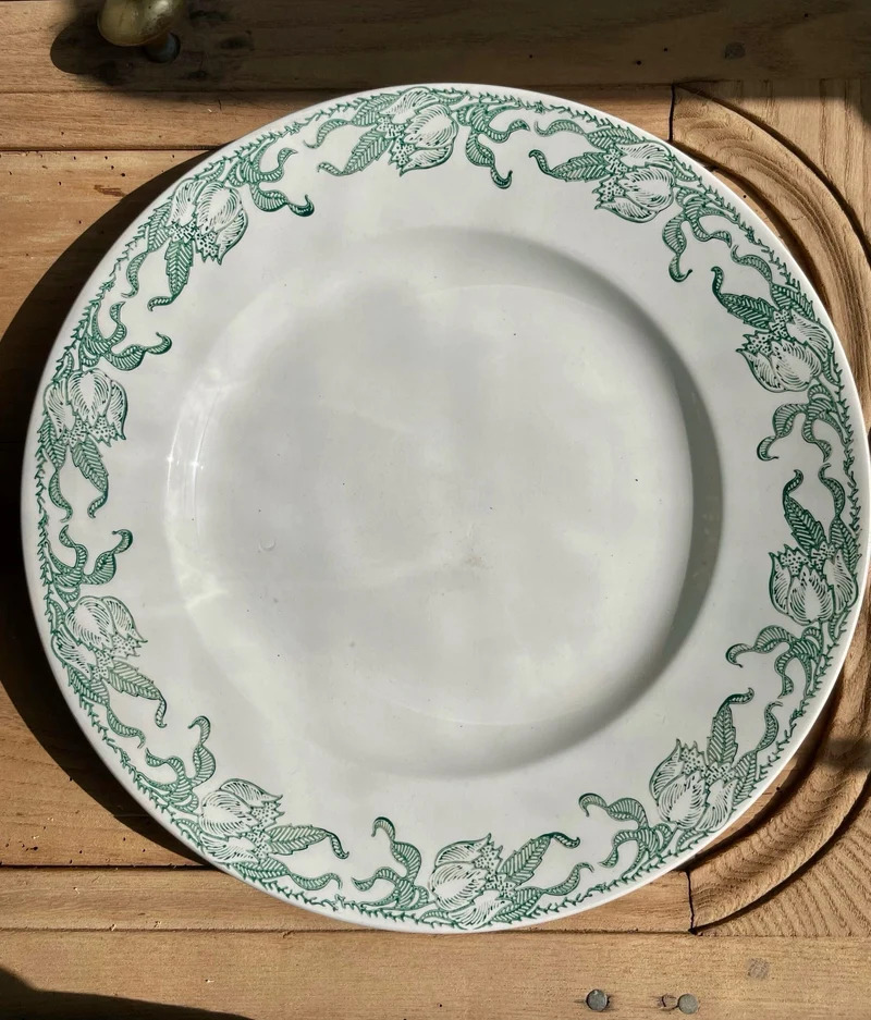 Grande assiette Longwy