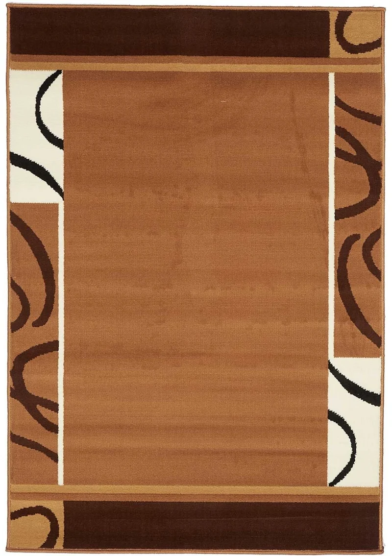 Tapis de Salon Marron Graphique ESPACE