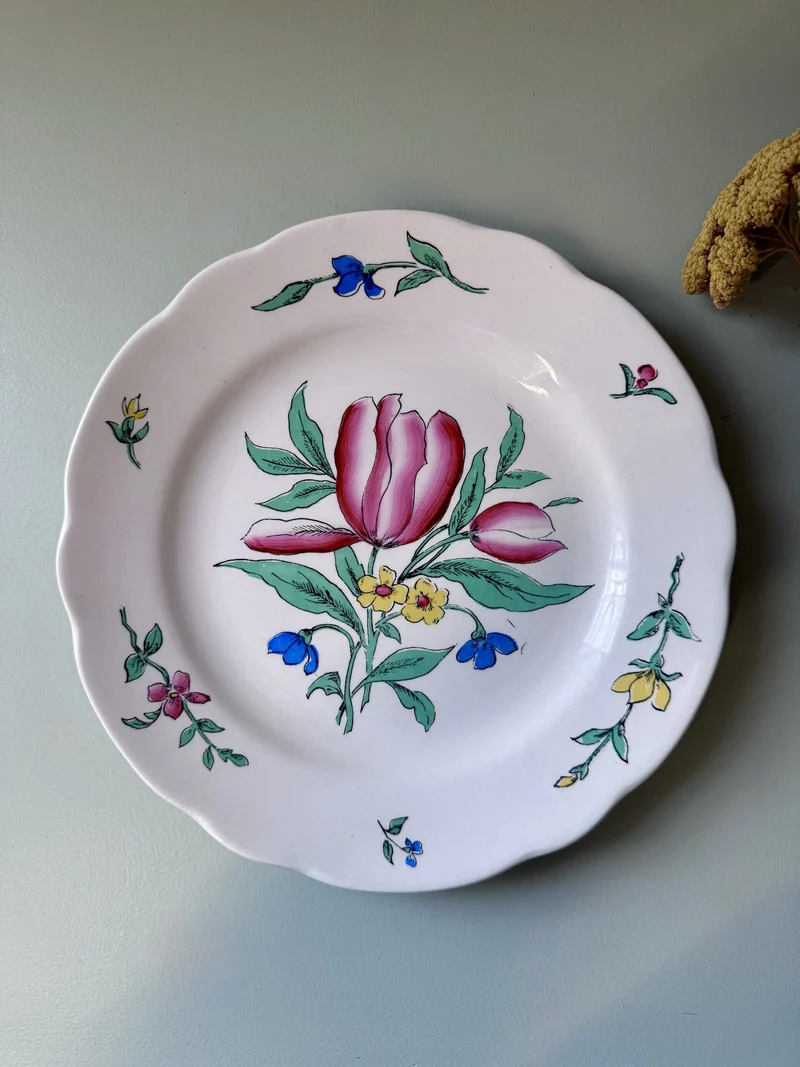 Assiette modèle Riquewihr de Sarreguemines