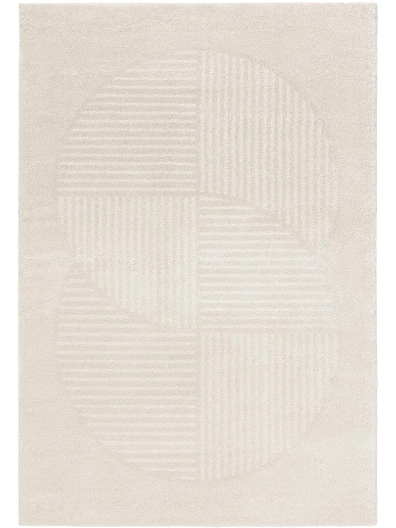 Tapis design crème 120x170 cm