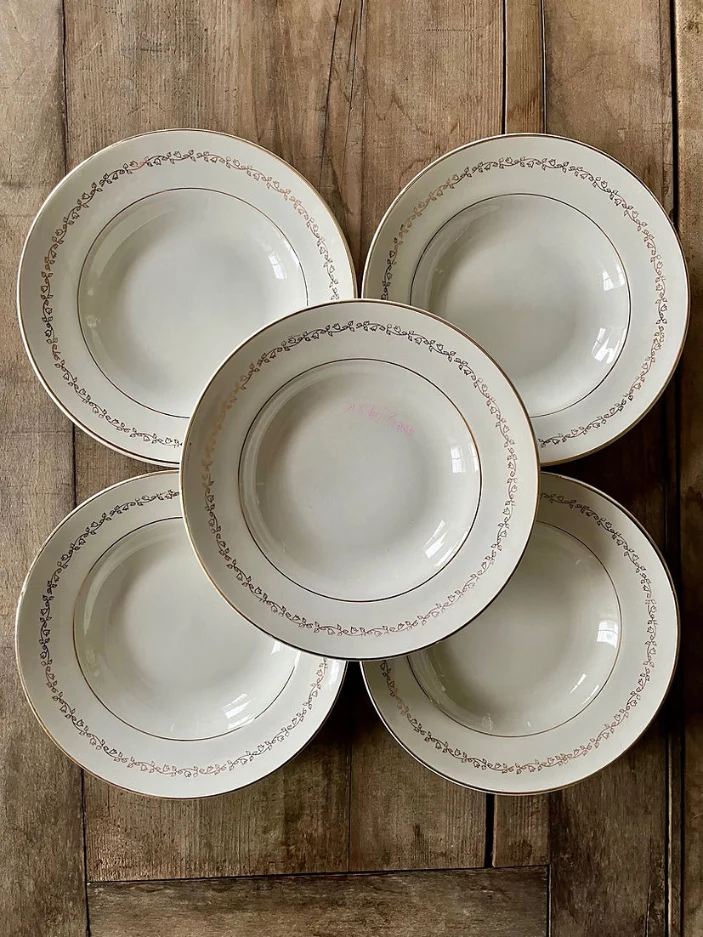 5 assiettes creuses