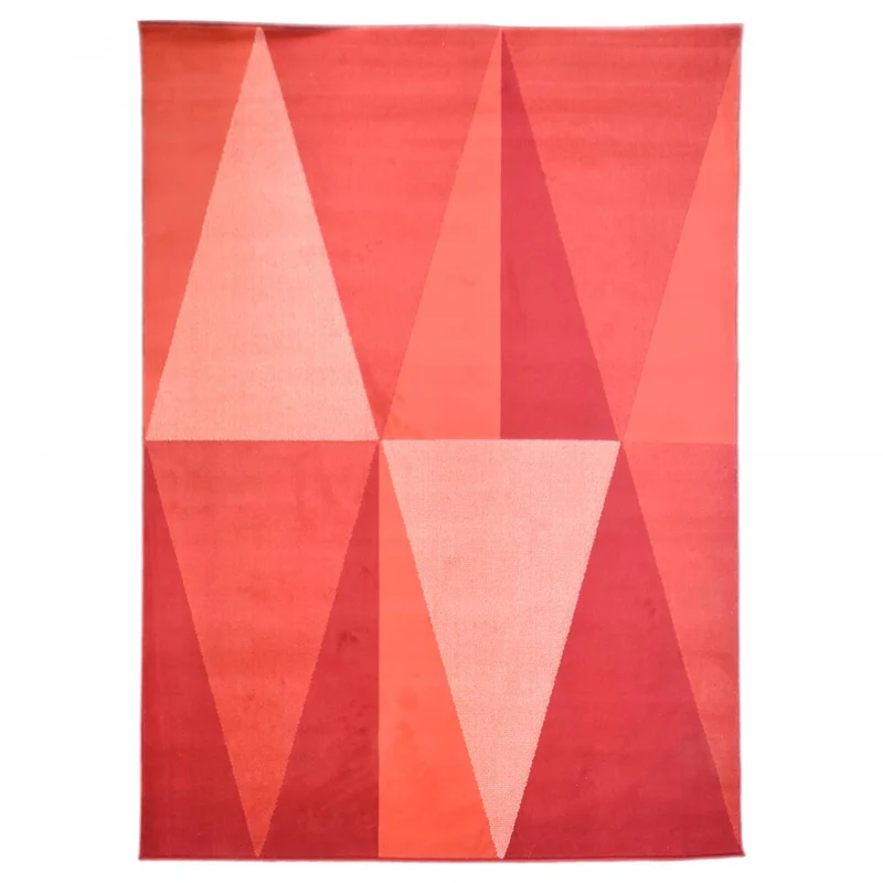 Tapis Rouge Bigtri en Polypropylène 120x170 cm – Royaume du Tapis