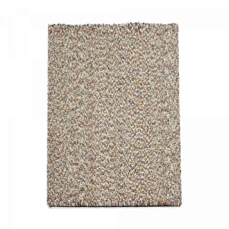 Tapis Shaggy Gris Pop Art en Laine 140x200 cm – Brink&Campman